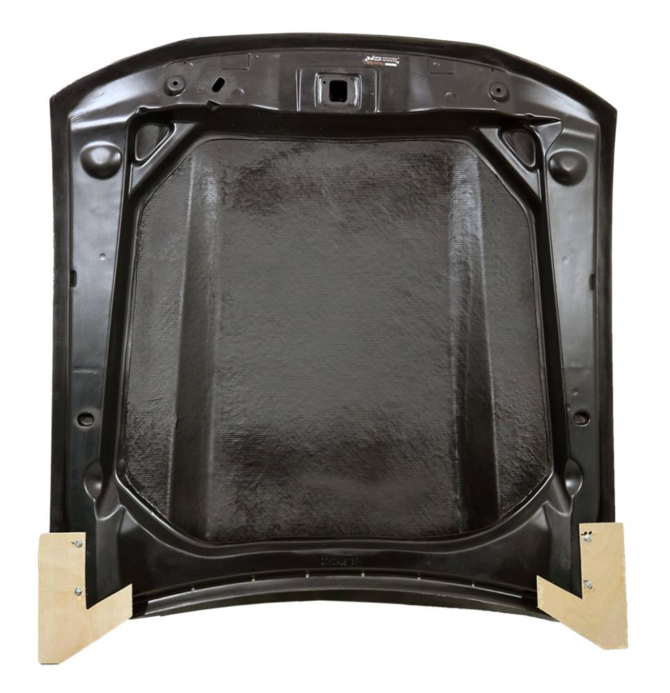 1999-2004 Ford Mustang 2 doors Cowl Induction Style Carbon Fiber Black Hood