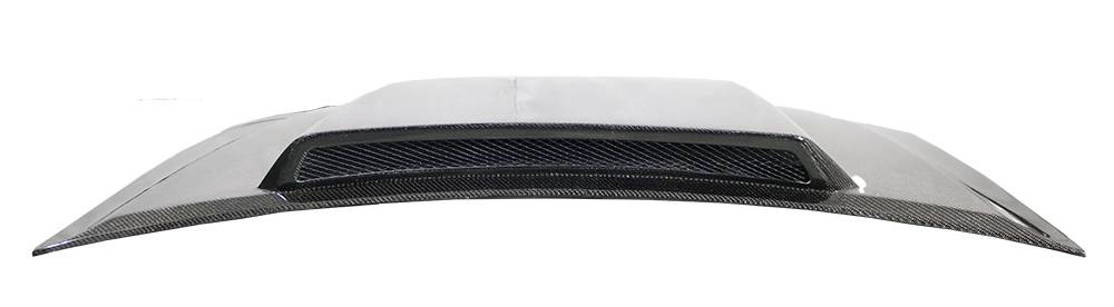 1999-2004 Ford Mustang 2 doors Cowl Induction Style Carbon Fiber Black Hood