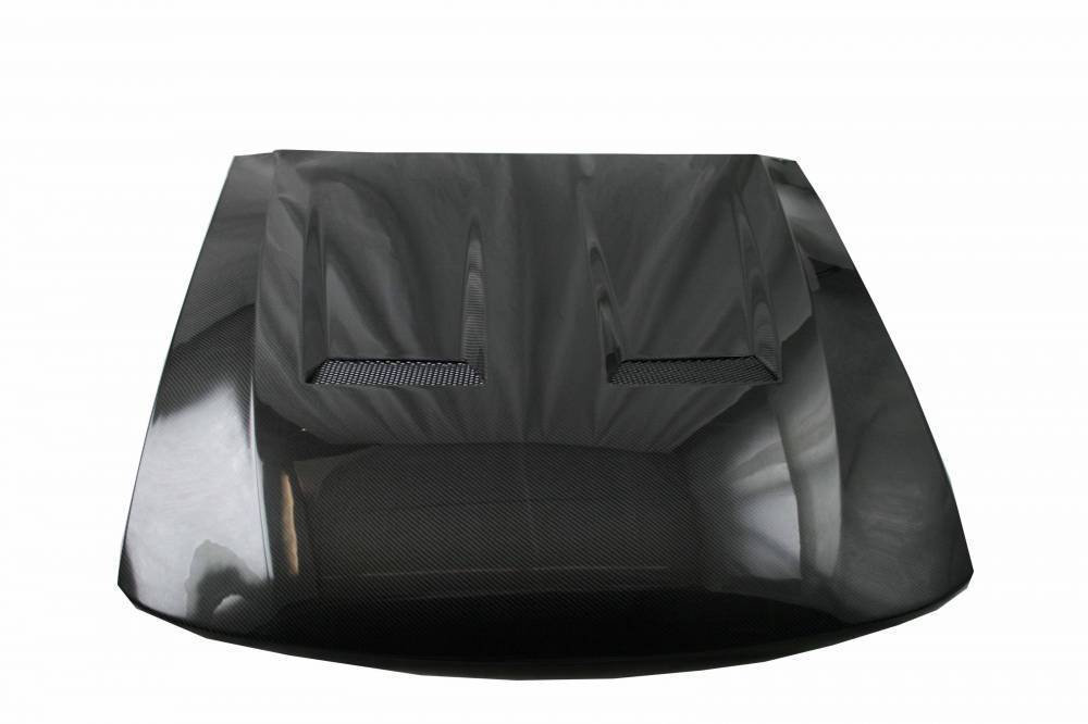 1999-2004 Ford Mustang 2 doors Heat Extractor Style Carbon Fiber Black Hood