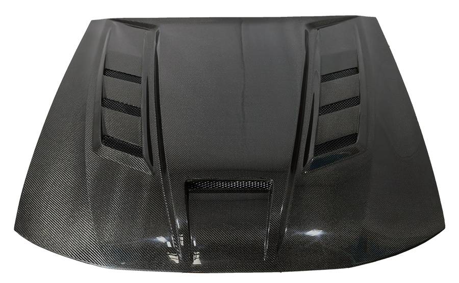 1999-2004 Ford Mustang 2 doors TERMINATOR Style Carbon Fiber Black Hood