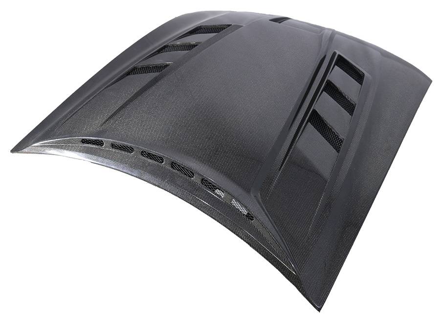 1999-2004 Ford Mustang 2 doors TERMINATOR Style Carbon Fiber Black Hood
