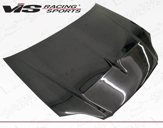 1999-2000 Honda Civic 4 doors 2 doors MONSTER Style Carbon Fiber Black Hood