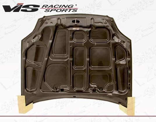 1999-2000 Honda Civic 4 doors 2 doors OEM Style Carbon Fiber Black Hood