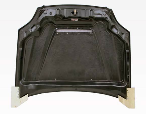 1999-2000 Honda Civic 4 doors 2 doors INVADER Style Carbon Fiber Black Hood