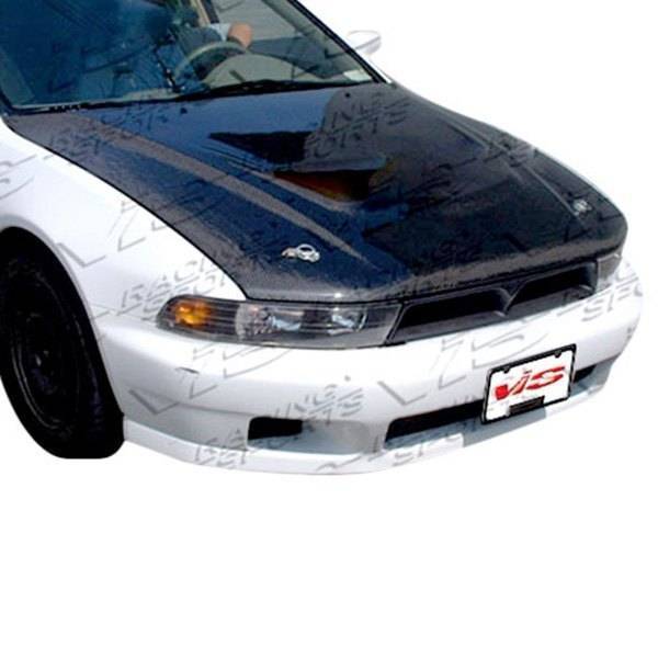 1999-2003 Mitsubishi Galant 4 doors OEM Style Carbon Fiber Black Hood