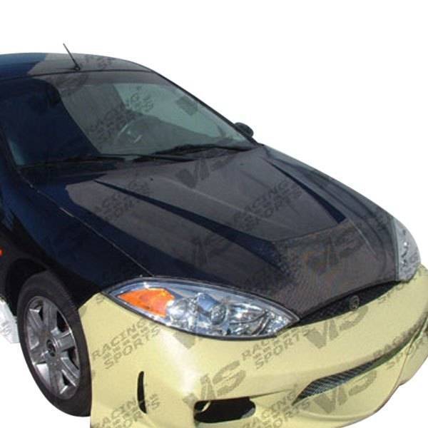 1999-2003 Mercury Cougar 2 doors INVADER Style Carbon Fiber Black Hood