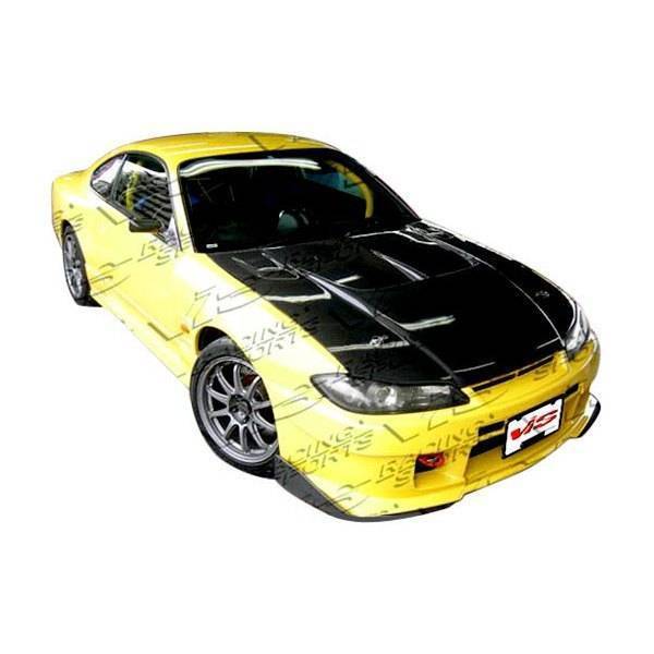 1999-2002 Nissan SILVA 2 doors Drift 2 Style Carbon Fiber Black Hood