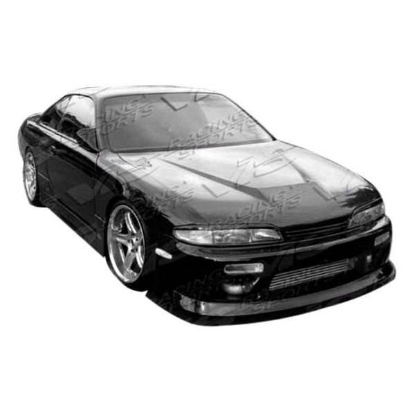 1999-2002 Nissan SILVA 2 doors INVADER Style Carbon Fiber Black Hood