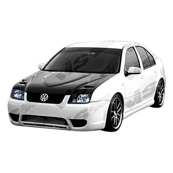 1999-2005 Volkswagen Jetta 4 doors Euro R Style Carbon Fiber Black Hood