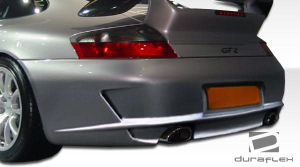 1999-2004 Porsche 911 Carrera GT-3 RS Style Rear Bumper Cover - FRP