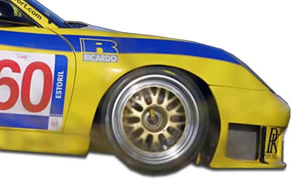 1999-2001 Porsche 911 GT3-R Look Wide Body Front Fenders - FRP