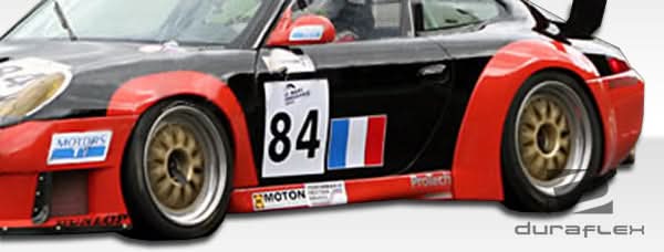 1999-2001 Porsche 911 GT3-R Look Wide Body Kit 9 Piece - FRP