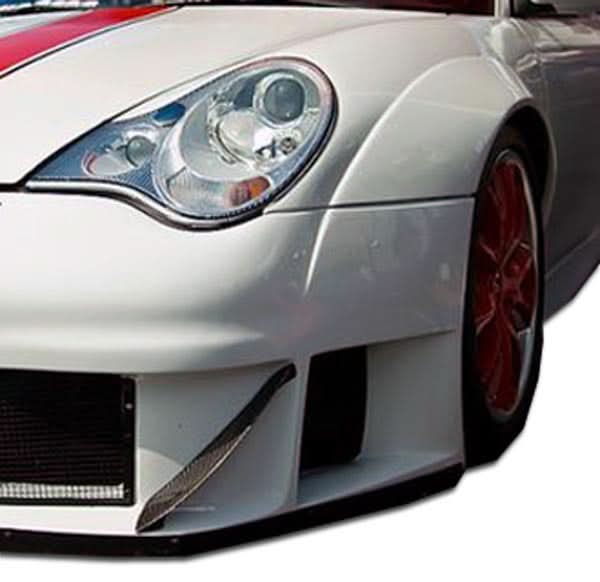 2002-2004 Porsche 911 Carrera GT3 RSR Look Wide Body Front Fenders - FRP