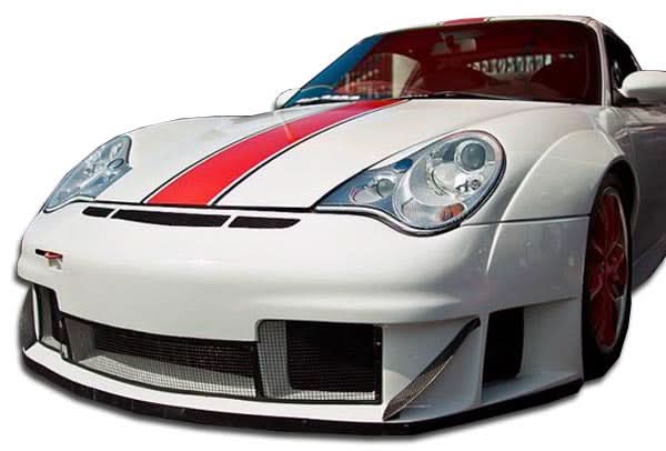 2002-2004 Porsche 911 Carrera GT3 RSR Look Wide Body Front Bumper - FRP