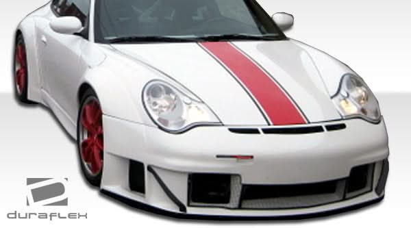 2002-2004 Porsche 911 Carrera GT3 RSR Look Wide Body Front Bumper - FRP