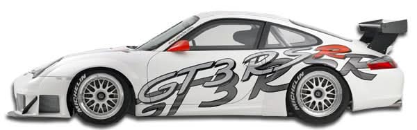 2002-2004 Porsche 911 Carrera GT3 RSR Look Wide Body Side Skirts - 2 Piece - FRP