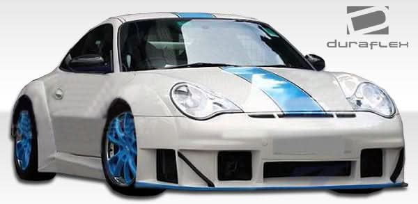 2002-2004 Porsche 911 Carrera GT3 RSR Look Wide Body Side Skirts - 2 Piece - FRP