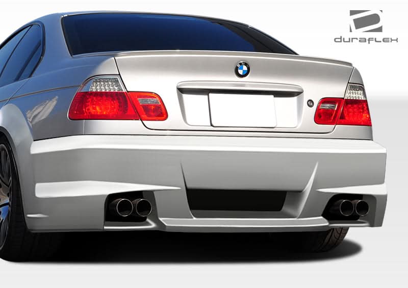1999-2005 BMW 3 Series E46 I-Design Style Wide Body Rear Bumper - FRP