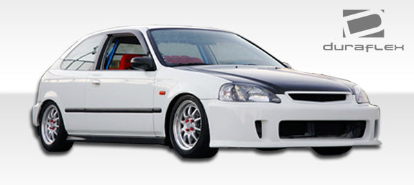 1999-2000 Honda Civic Winner Style Front Bumper Cover - FRP