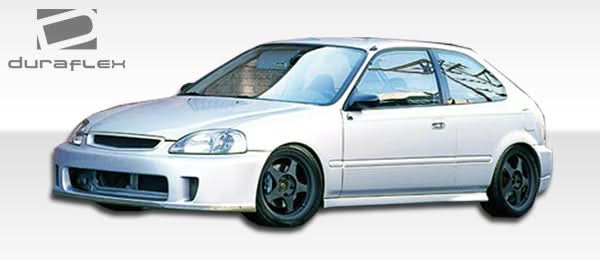 1999-2000 Honda Civic Winner Style Front Bumper Cover - FRP