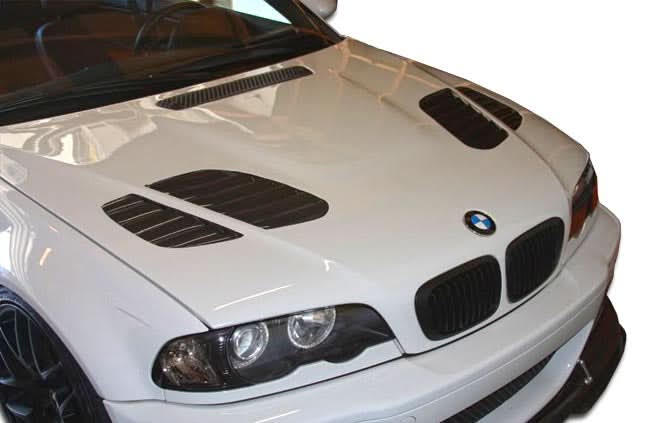 2000-2006 BMW M3 E46 GTR Look Hood - 1 Piece - FRP