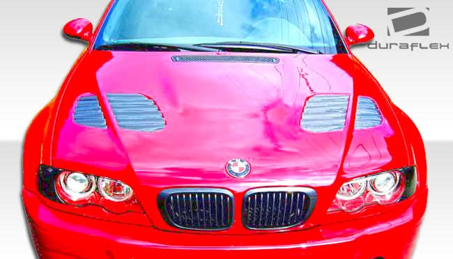 2000-2006 BMW M3 E46 GTR Look Hood - 1 Piece - FRP
