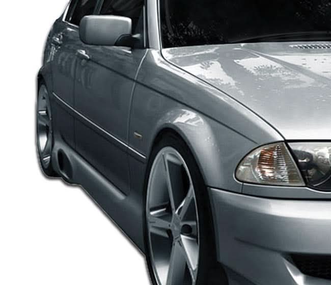 1999-2006 BMW 3 Series E46 I-Design Style Side Skirts - 2 Piece - FRP