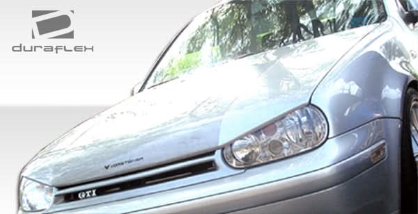 1999-2005 Volkswagen Golf GTI Boser Style Hood - 1 Piece - FRP