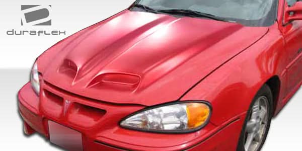 1999-2005 Pontiac Grand Am WS-6 Style Hood - 1 Piece - FRP