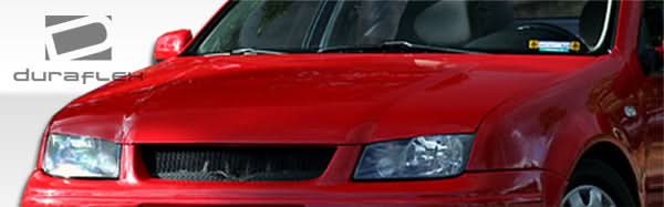 1999-2004 Volkswagen Jetta Boser Style Hood - 1 Piece - FRP