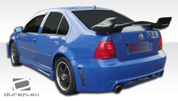 1999-2004 Volkswagen Jetta Velocity Style Side Skirts - 2 Piece - FRP