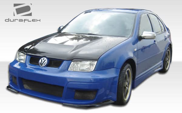 1999-2004 Volkswagen Jetta Velocity Style Side Skirts - 2 Piece - FRP