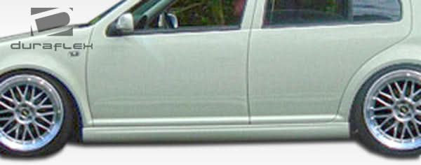 1999-2005 Volkswagen Golf GTI Vortex Look Side Skirts - 2 Piece - FRP