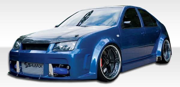 1999-2004 Volkswagen Jetta VT-R Style Body Kit 4 Piece - FRP