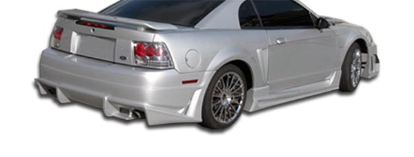 1999-2004 Ford Mustang Bomber Style Rear Bumper Cover - 1 Piece - FRP