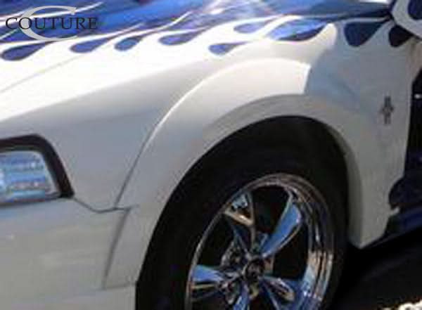 1999-2004 Ford Mustang Demon Style Front Fender Flares - Polyurethane