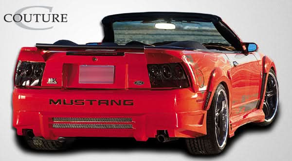 1999-2004 Ford Mustang Demon Style Rear Fender Flares - Polyurethane