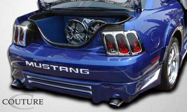 1999-2004 Ford Mustang Demon Style Rear Fender Flares - Polyurethane