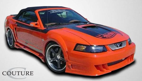 1999-2004 Ford Mustang Demon Style Rear Fender Flares - Polyurethane