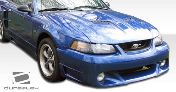1999-2004 Ford Mustang CVX Style Side Skirts - 2 Piece - FRP