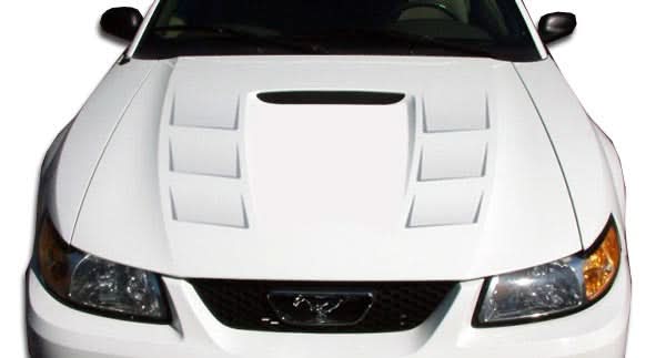 1999-2004 Ford Mustang Demon Style Hood - 1 Piece - FRP