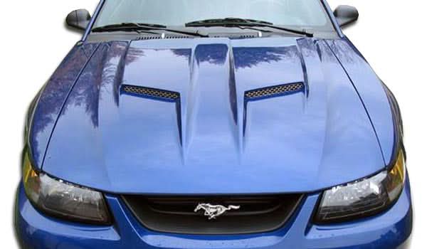 1999-2004 Ford Mustang Mach 2 Style Hood - FRP