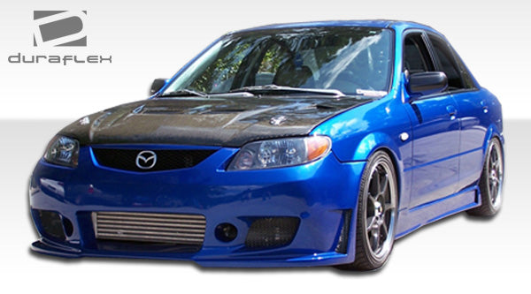 1999-2003 Mazda Protege B-2 Style Side Skirts Rocker Panels - FRP