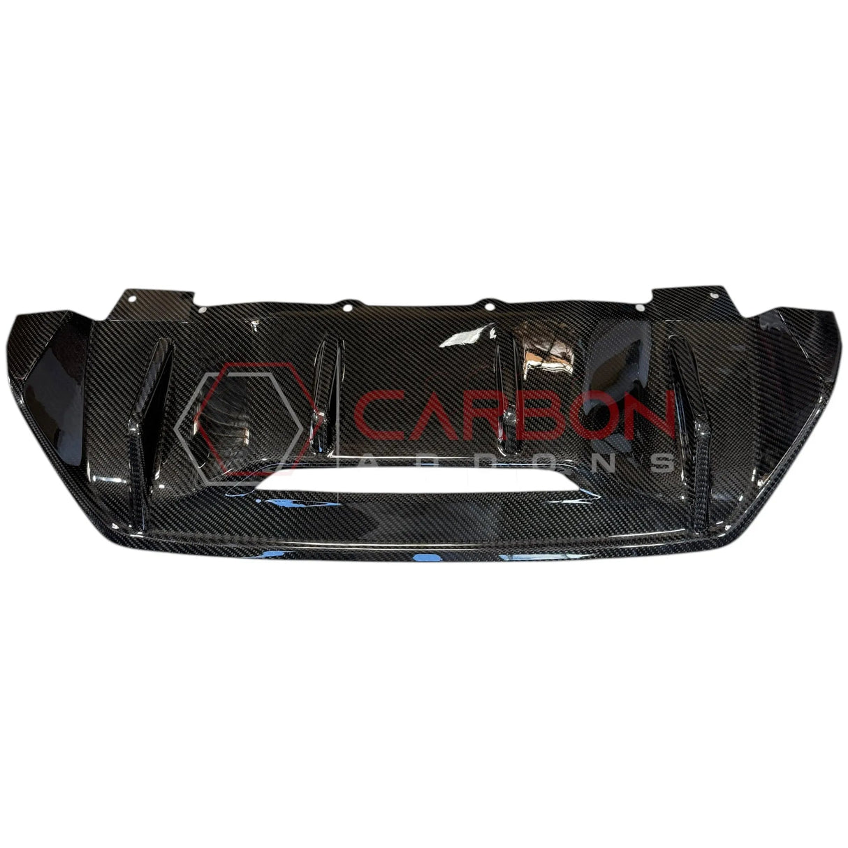 2024+ S650 Mustang Real Carbon Fiber Rear Diffuser