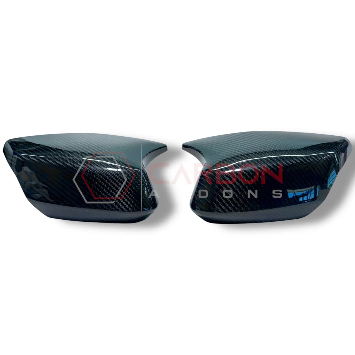 C8 Corvette Carbon Fiber M-Style Side View Mirror Cap Covers