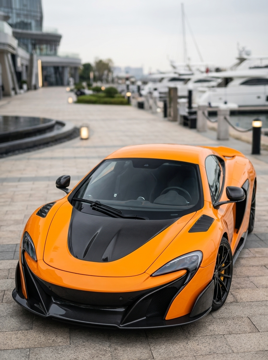 2014-2017 McLaren 650S 675LT Style Full Body Kit - Dry Carbon Fiber