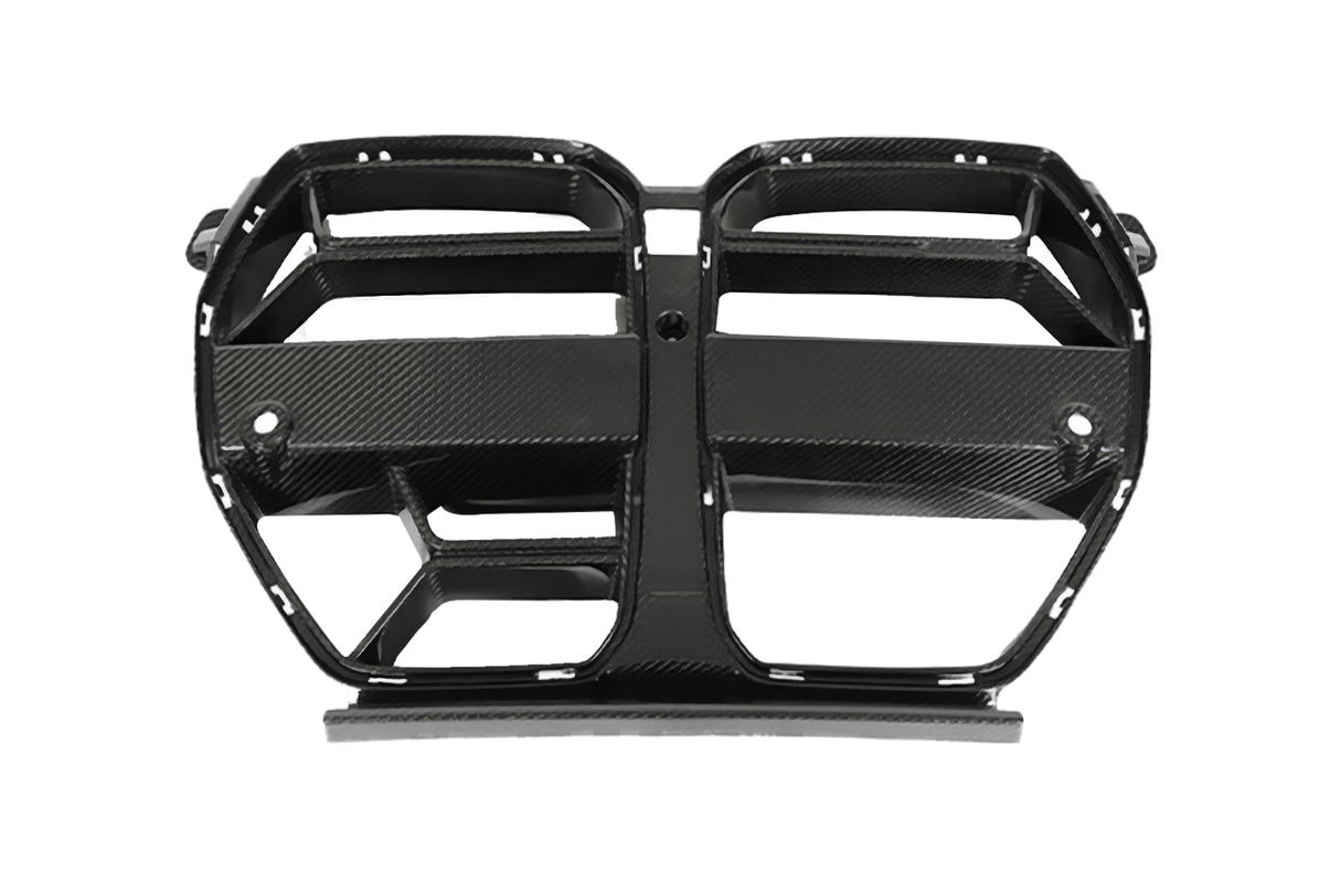 BMW 3 Series M3 G80 M4 G82 CSL Style Carbon Fiber Front Grille (2021 - 2023) - K2 Industries