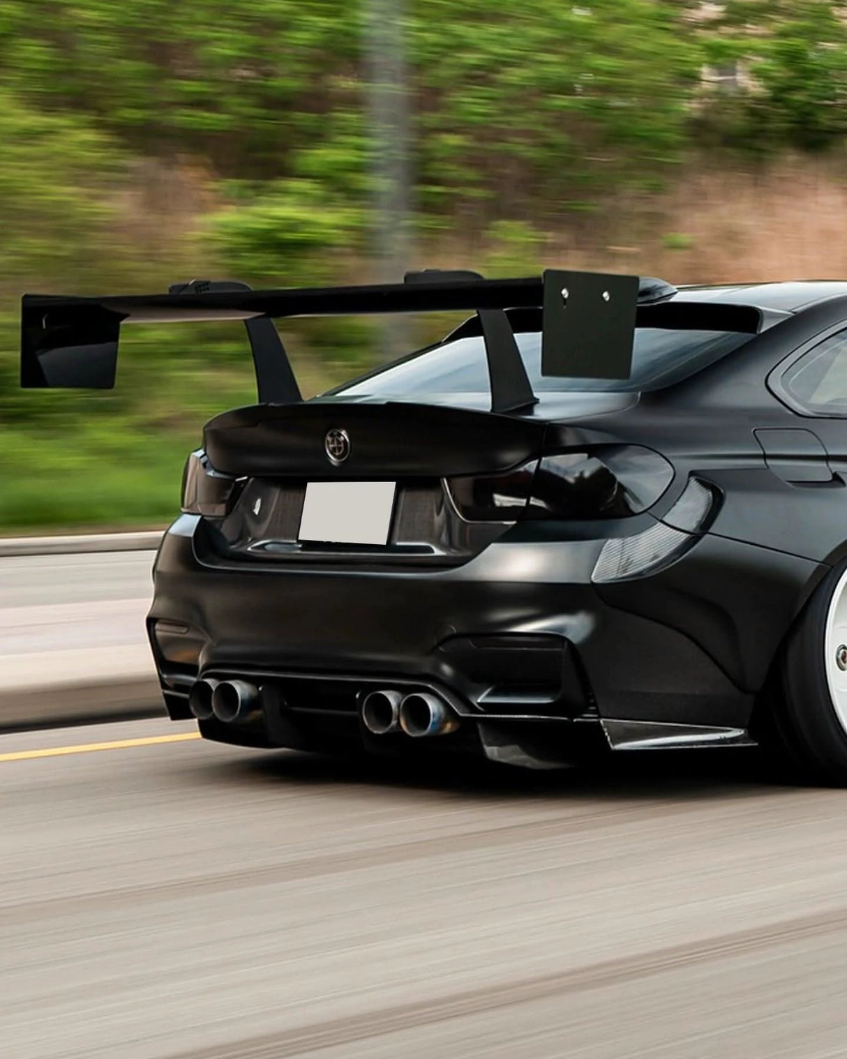 BMW 3 Series F80 F82 M3 M4 PSM Style Carbon Fiber Rear Diffuser Under Tray (2015 - 2020) - K2 Industries