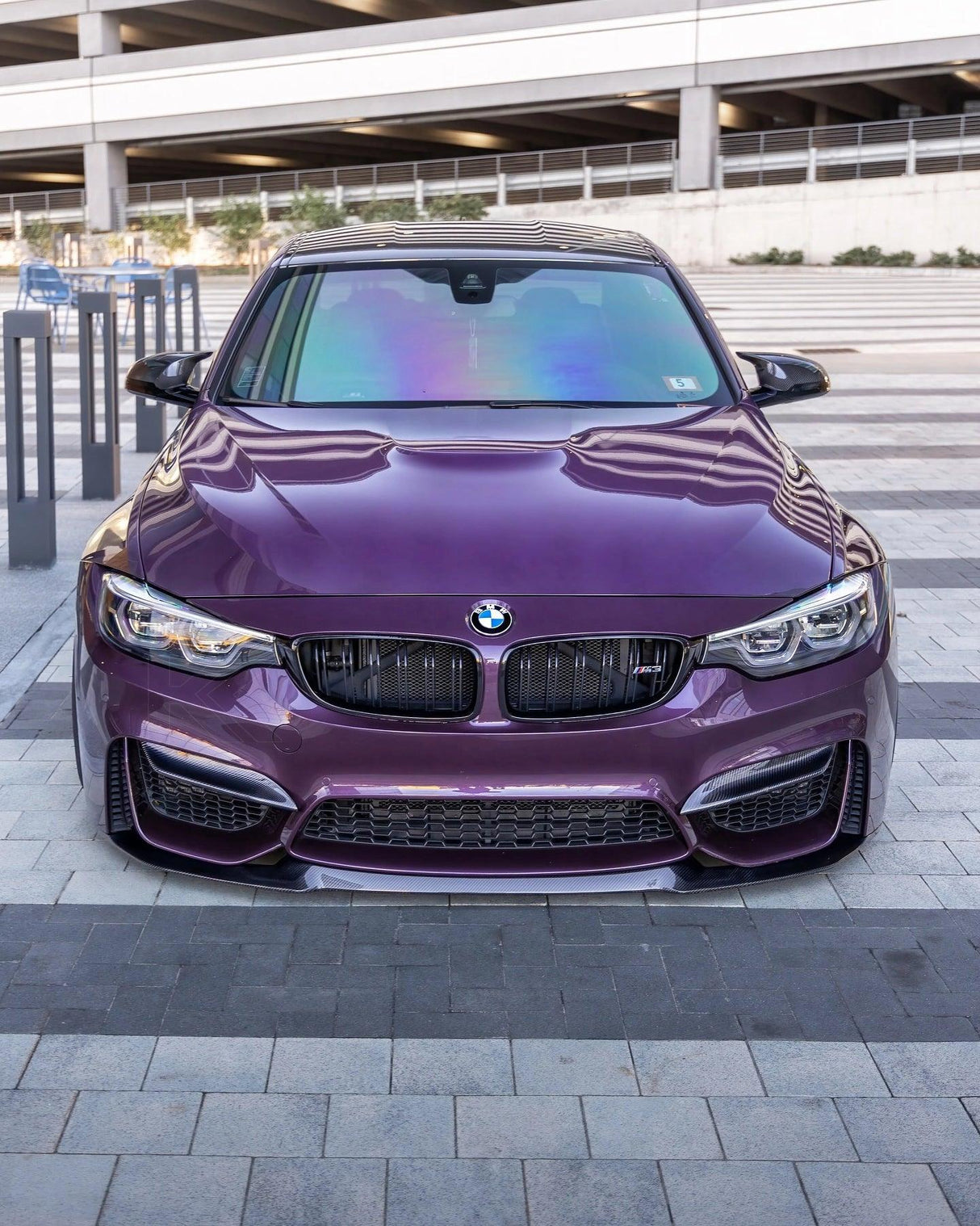 BMW 3 Series F80 M3 F82 F83 M4 CS Style Carbon Fiber Front Lip (2015 - 2019) - K2 Industries