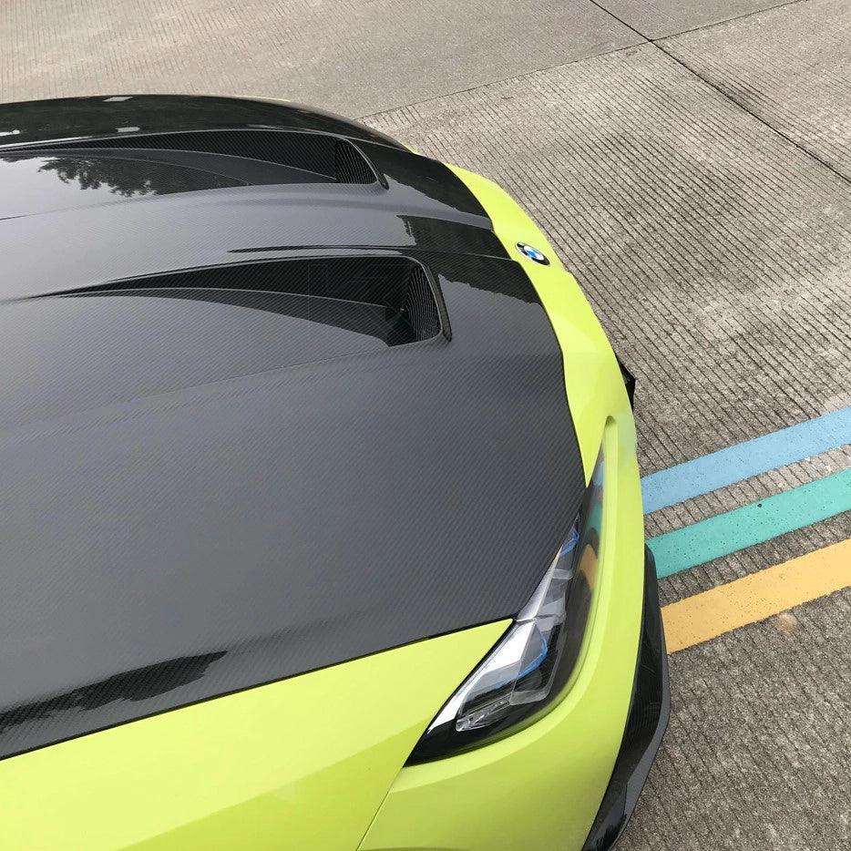 BMW 3 Series G80/G81 M3 & 4 Series G82/G83 M4 Carbon Fiber Front Hood (2019+) - K2 Industries